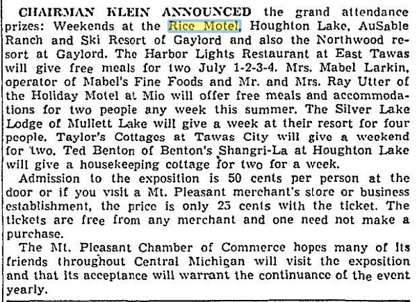 Rice Motel (South Bay Motel Apartments) - 1963 Article